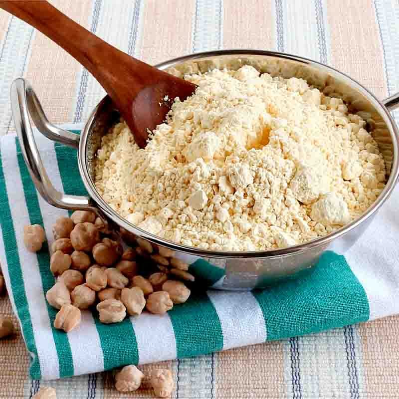 Benefícios da farinha de grão-de-bico