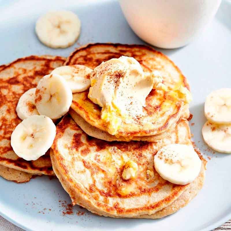 Receita Papapá - Mini Pancakes Recheados de Banana