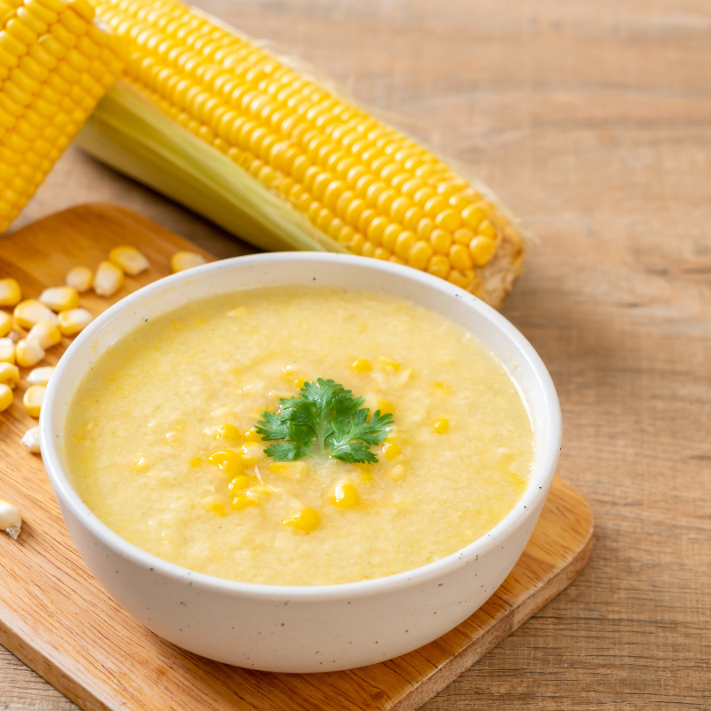 Receita Papinha de Milho